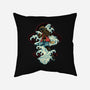 Pirate King Waves-None-Removable Cover w Insert-Throw Pillow-glitchygorilla