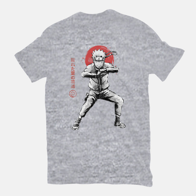 Hero Of The Hidden Leaf Sumi-e-Mens-Premium-Tee-Astrobot Invention