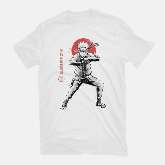 Hero Of The Hidden Leaf Sumi-e-Mens-Heavyweight-Tee-Astrobot Invention