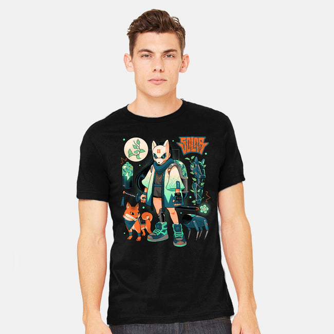 Dogs And Plants-Mens-Heavyweight-Tee-Bruno Mota