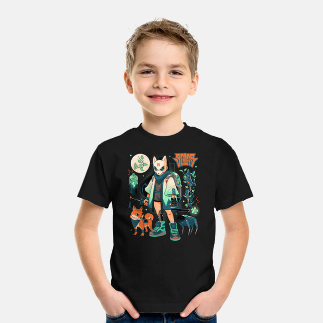 Dogs And Plants-Youth-Basic-Tee-Bruno Mota