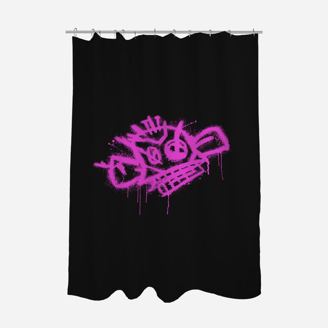 Jinx Monkey Pink-None-Polyester-Shower Curtain-rocketman_art