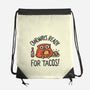 Owlways Ready For Tacos-None-Drawstring-Bag-Wenceslao A Romero