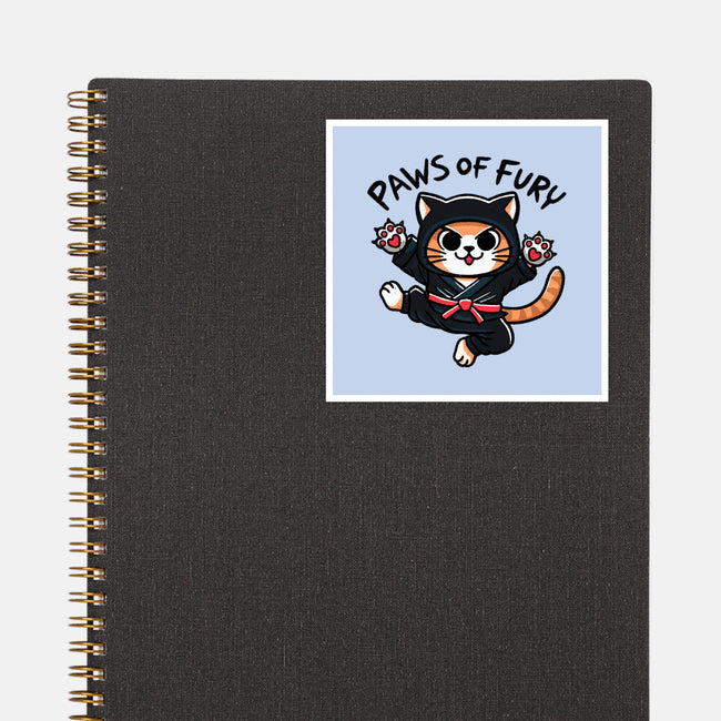 Paws Of Fury-None-Glossy-Sticker-fanfreak1