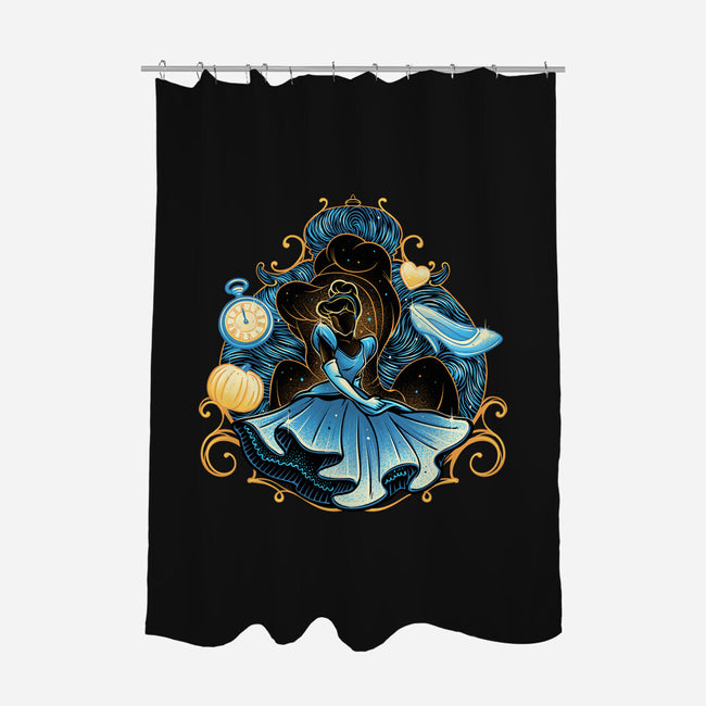 Wish Upon A Starry Night-None-Polyester-Shower Curtain-glitchygorilla