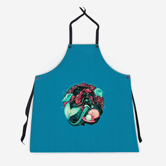 Under The Seas Of Stars-Unisex-Kitchen-Apron-glitchygorilla