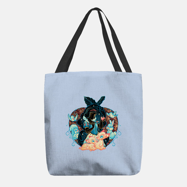 The Fairest In The Night Sky-None-Basic Tote-Bag-glitchygorilla