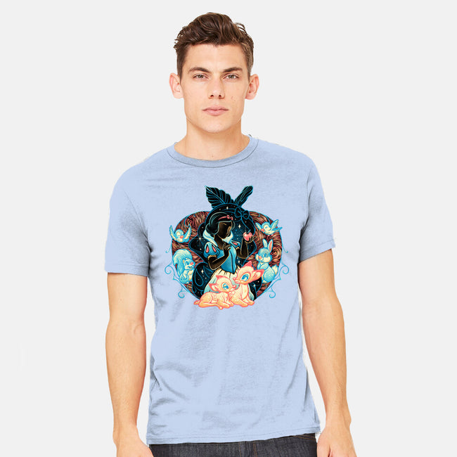 The Fairest In The Night Sky-Mens-Heavyweight-Tee-glitchygorilla