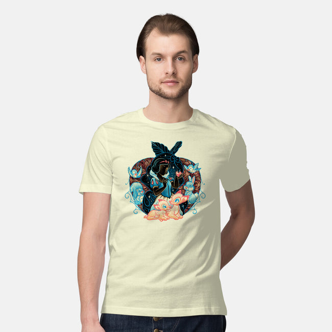 The Fairest In The Night Sky-Mens-Premium-Tee-glitchygorilla