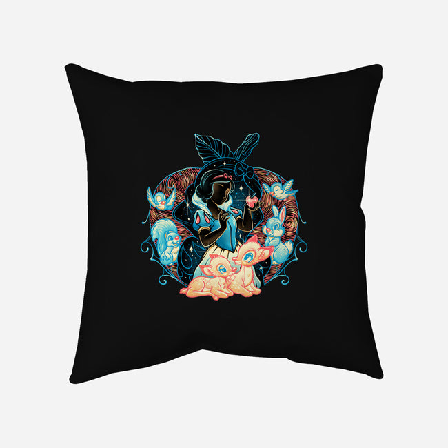 The Fairest In The Night Sky-None-Removable Cover w Insert-Throw Pillow-glitchygorilla