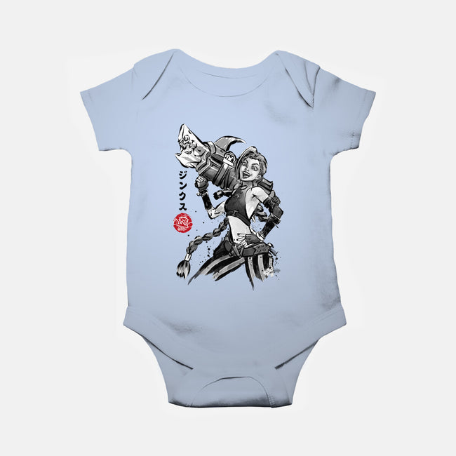 Jinx Sumi-e-Baby-Basic-Onesie-DrMonekers