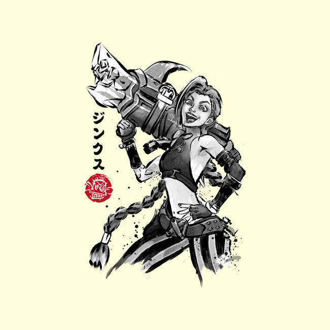 Jinx Sumi-e-None-Glossy-Sticker-DrMonekers