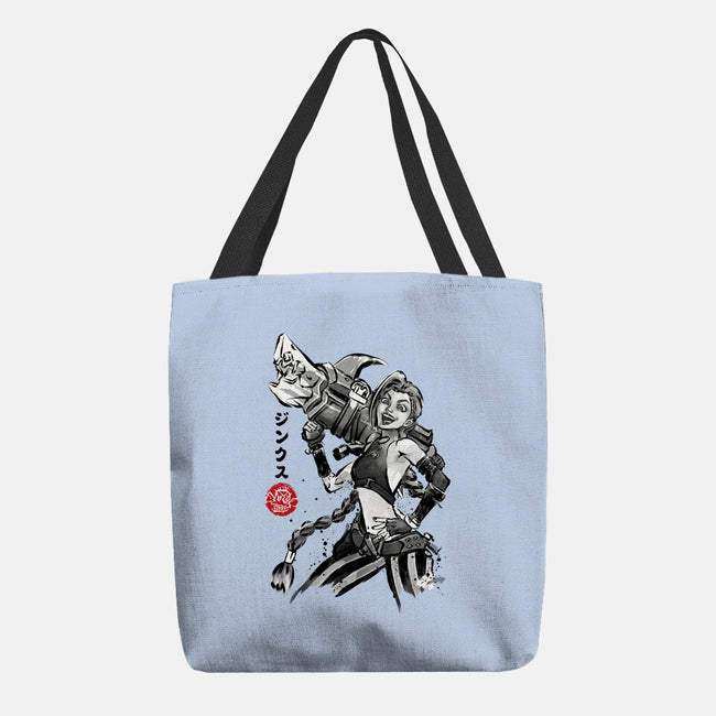 Jinx Sumi-e-None-Basic Tote-Bag-DrMonekers