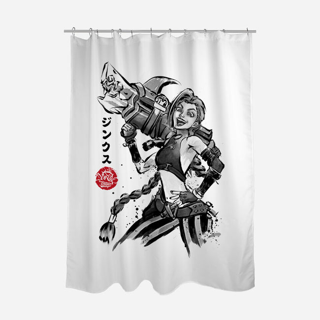 Jinx Sumi-e-None-Polyester-Shower Curtain-DrMonekers