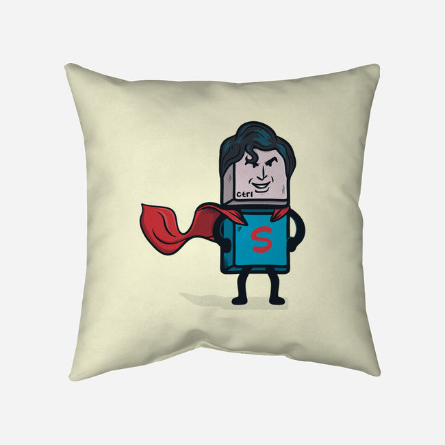 CTRL S-uperhero-None-Removable Cover w Insert-Throw Pillow-Claudia