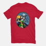 Jack And Sally Old Skool-Womens-Fitted-Tee-Superblitz