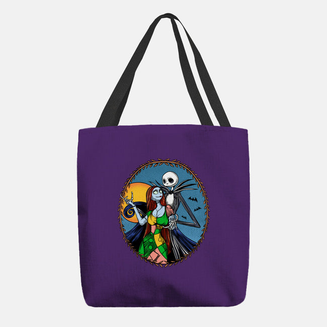 Jack And Sally Old Skool-None-Basic Tote-Bag-Superblitz