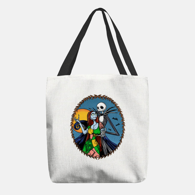 Jack And Sally Old Skool-None-Basic Tote-Bag-Superblitz