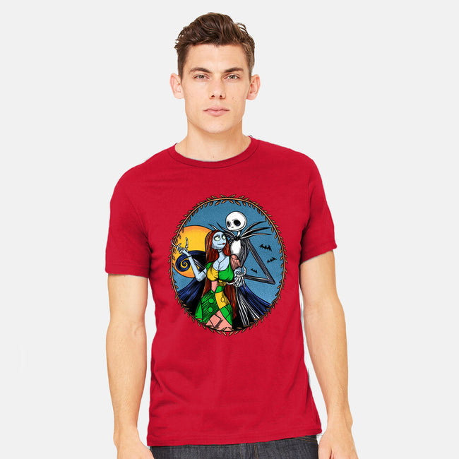 Jack And Sally Old Skool-Mens-Heavyweight-Tee-Superblitz