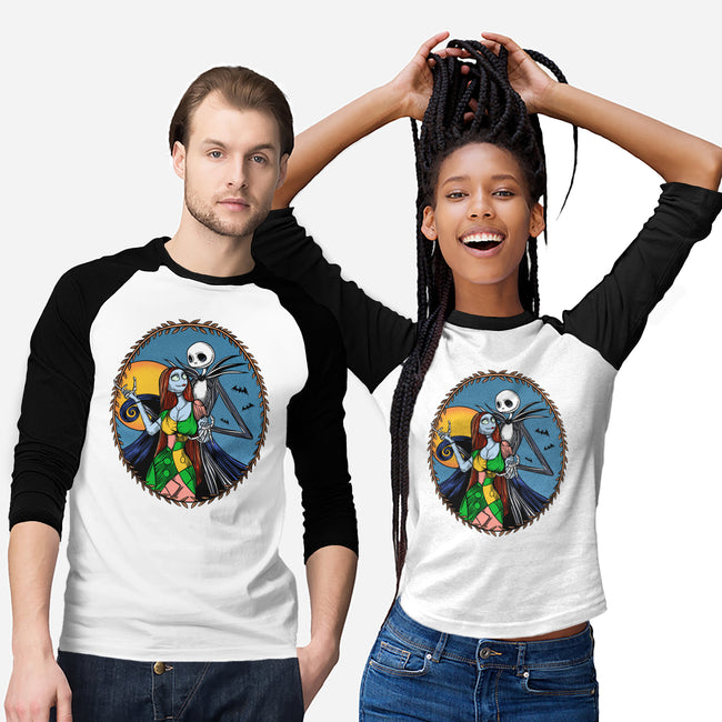 Jack And Sally Old Skool-Unisex-Baseball-Tee-Superblitz