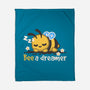 Bee A Dreamer-None-Fleece-Blanket-NemiMakeit