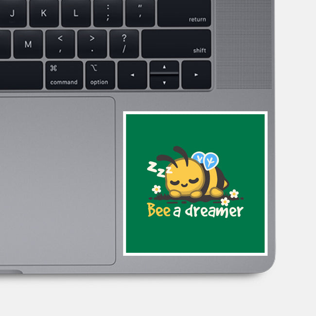 Bee A Dreamer-None-Glossy-Sticker-NemiMakeit