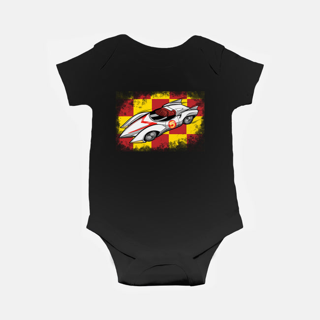 Speed Car-Baby-Basic-Onesie-nickzzarto