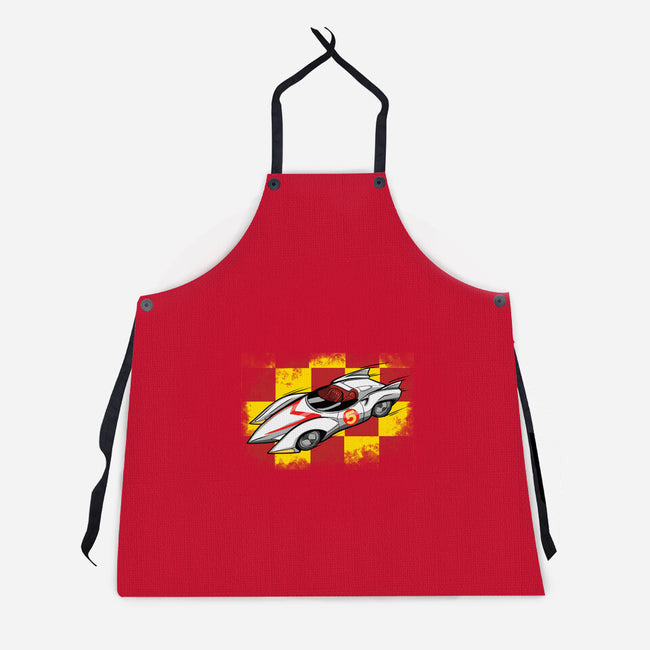 Speed Car-Unisex-Kitchen-Apron-nickzzarto