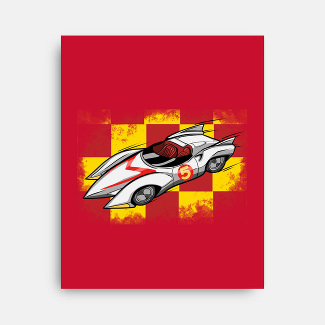 Speed Car-None-Stretched-Canvas-nickzzarto