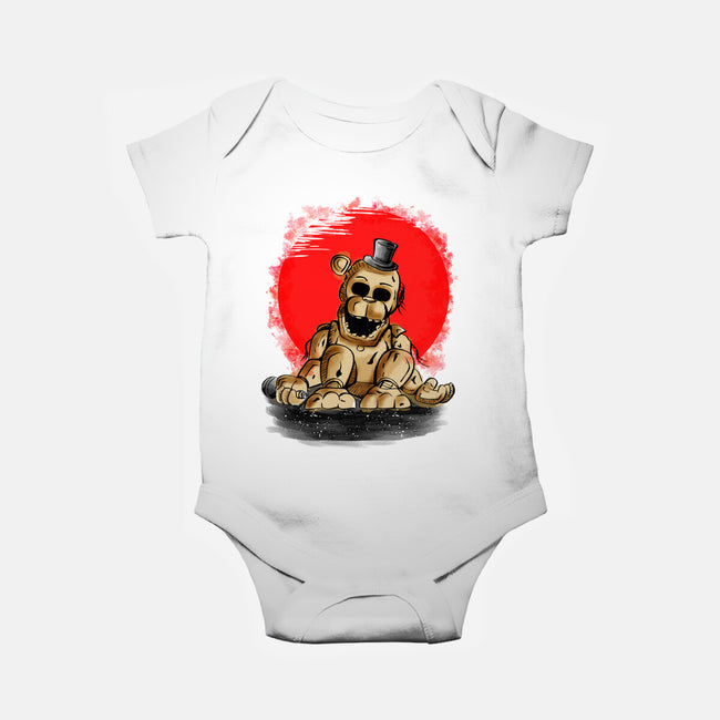 Golden Monster-Baby-Basic-Onesie-nickzzarto