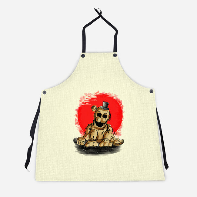 Golden Monster-Unisex-Kitchen-Apron-nickzzarto