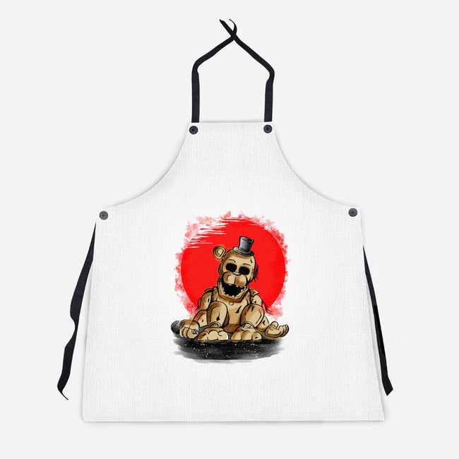 Golden Monster-Unisex-Kitchen-Apron-nickzzarto