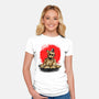 Golden Monster-Womens-Fitted-Tee-nickzzarto