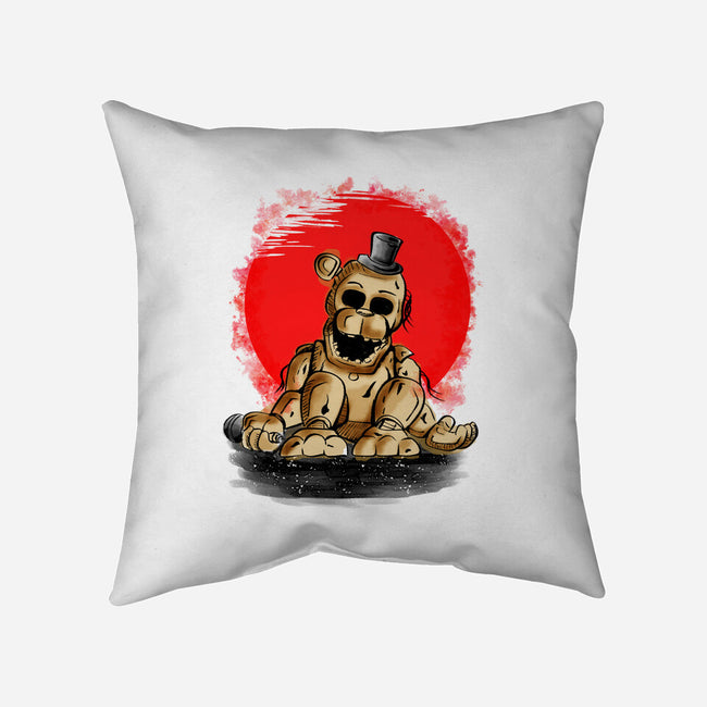 Golden Monster-None-Removable Cover w Insert-Throw Pillow-nickzzarto