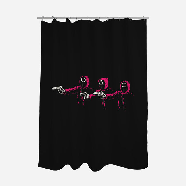 Pulp Squid-None-Polyester-Shower Curtain-Melonseta