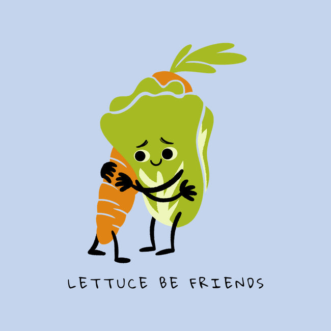 Lettuce Be Friends-Womens-Fitted-Tee-FunkVampire