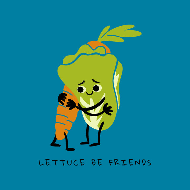 Lettuce Be Friends-None-Removable Cover w Insert-Throw Pillow-FunkVampire