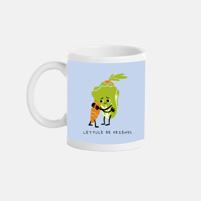 Lettuce Be Friends-None-Mug-Drinkware-FunkVampire