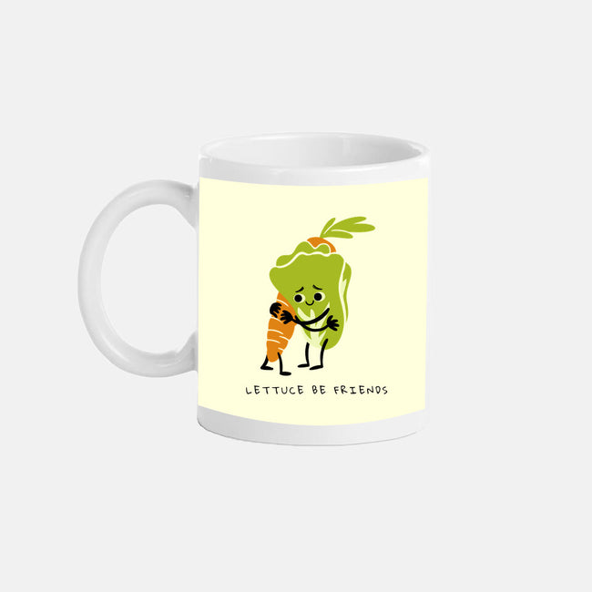 Lettuce Be Friends-None-Mug-Drinkware-FunkVampire