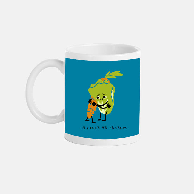 Lettuce Be Friends-None-Mug-Drinkware-FunkVampire