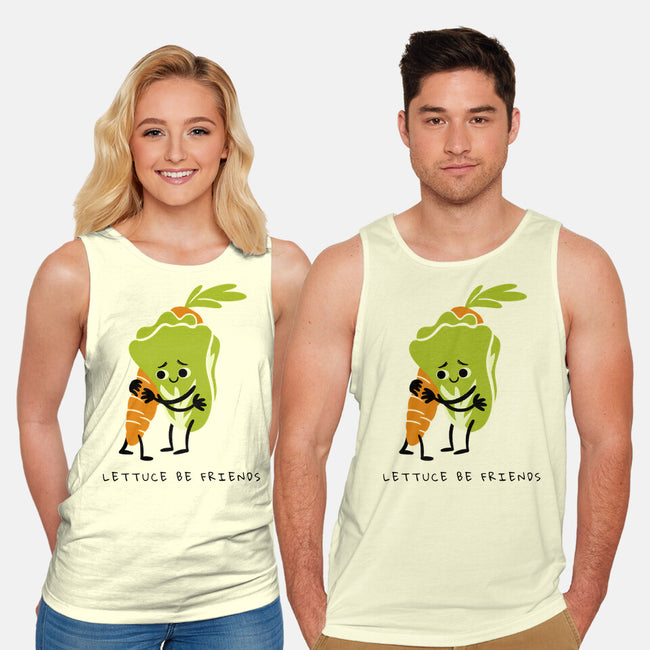 Lettuce Be Friends-Unisex-Basic-Tank-FunkVampire