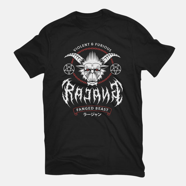 Rajang Black Metal-Womens-Fitted-Tee-LAGELANTEE