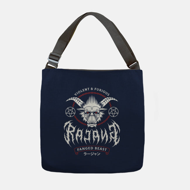 Rajang Black Metal-None-Adjustable Tote-Bag-LAGELANTEE