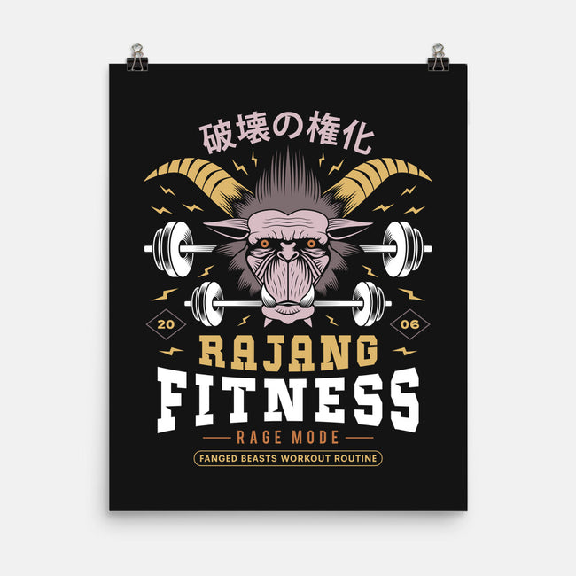 Rajang Fitness-None-Matte-Poster-LAGELANTEE