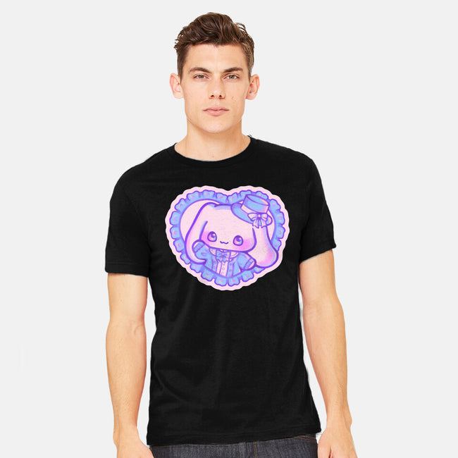 Perrito Blanco Amor-Mens-Heavyweight-Tee-Panchi Art