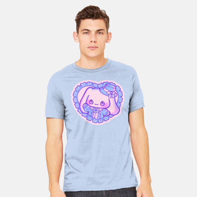 Perrito Blanco Amor-Mens-Heavyweight-Tee-Panchi Art