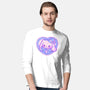 Perrito Blanco Amor-Mens-Long Sleeved-Tee-Panchi Art