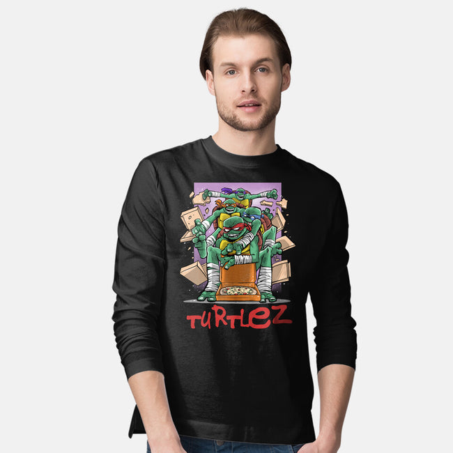 Turtlez-Mens-Long Sleeved-Tee-zascanauta