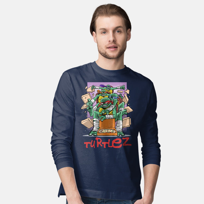 Turtlez-Mens-Long Sleeved-Tee-zascanauta