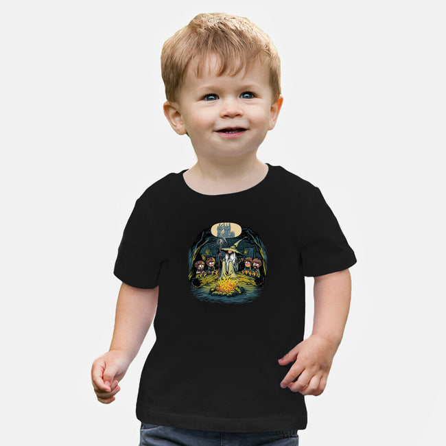 Beware Of The Dark Lord-Baby-Basic-Tee-zascanauta